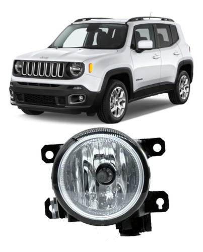 Luz Antiniebla Halogena Para Jeep Renegade Lado Izquierdo