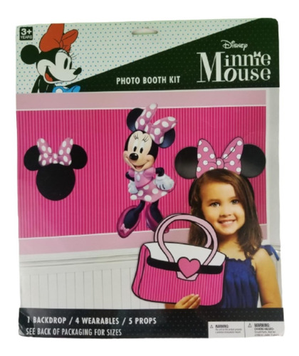 Kit Para Fotos Niñas Minnie Mouse Fiesta Celebración