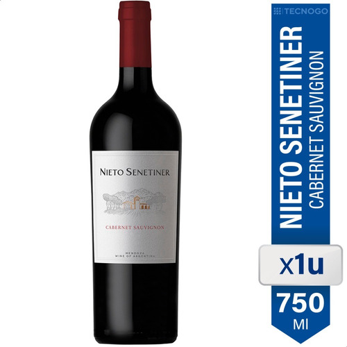 Vino Nieto Senetiner Cabernet Sauvignon Tinto 750ml Botella