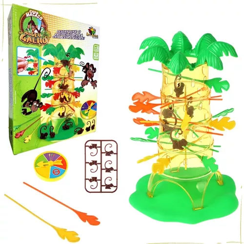 Jogo Cada Macaco No Seu Galho - BR1775 - Multikids - Real Brinquedos