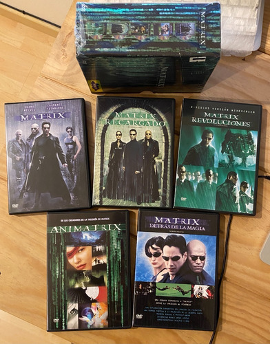 Matrix La Colección (trilogía Y Animatrix) 5 Discos