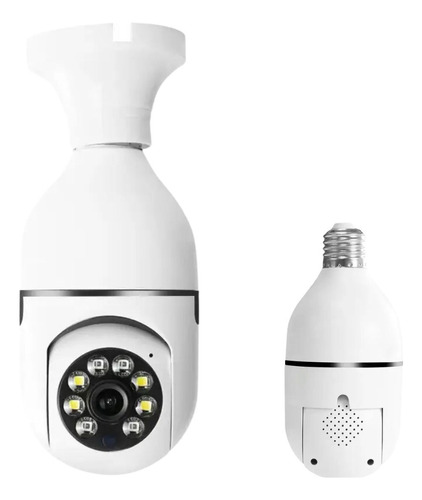 Câmera De Segurança Lampada Ip Smart Wifi