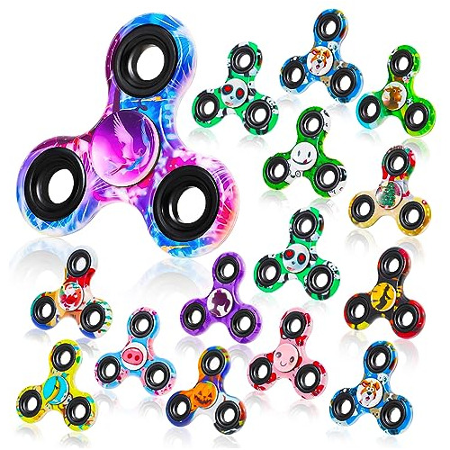 Jawhcok 15-pack Ultra-durable Fidget Spinners With Stai...