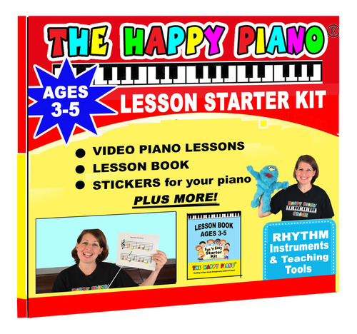 The Happy Piano Kit De Inicio De Lecciones De Video Para Pre