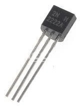 Pack 10 Transistores 2n2222 + 10 Resistencias 22k