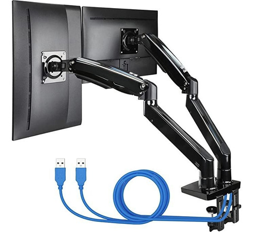 Ergear Soporte De Doble Monitor De 22 A 35 Pulgadas