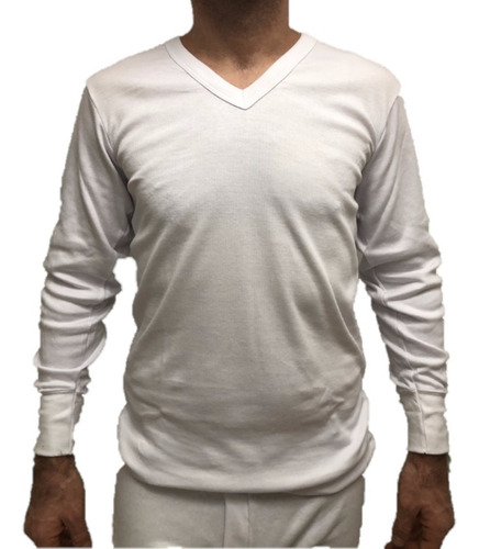 Camiseta Térmica Adulto Algodón Y Polyester