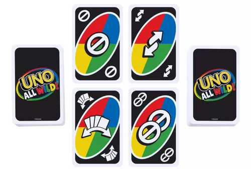 Jogo de Cartas - Uno All Wild - Uno - 112 cartas - 02 a 10 Jogadores -  Mattel