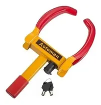 Comprar Traba Rueda Para Auto Acero Antirrobo Pitbull Con 2 Llaves 