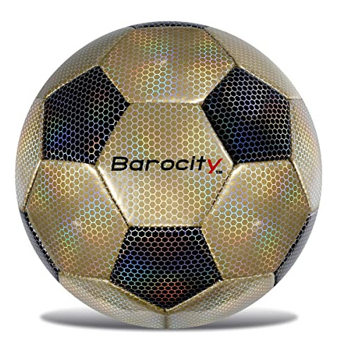 Barocity Classic Black &amp; Gold Size 3 Soccer Ball  Boys