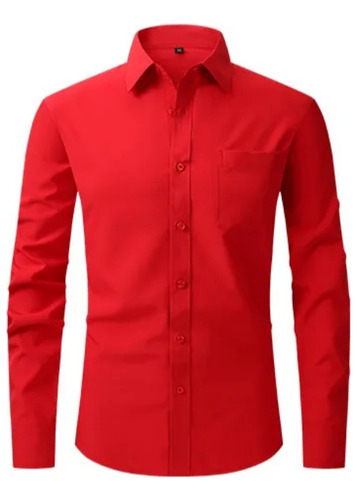 Camisa Ajustada De Buena Calidad Para Hombre