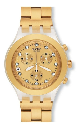 Reloj Swatch Full Blooded Dorado Svck4032g | Original