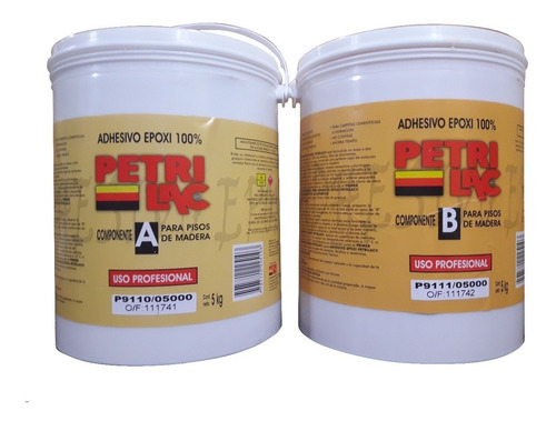 Petrilac Adhesivo Epoxi 1 Kg Para Pisos Madera Parquet Kekol