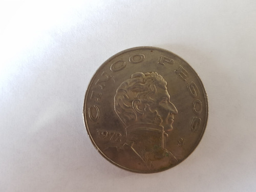 Moneda 5 Pesos 1972 México