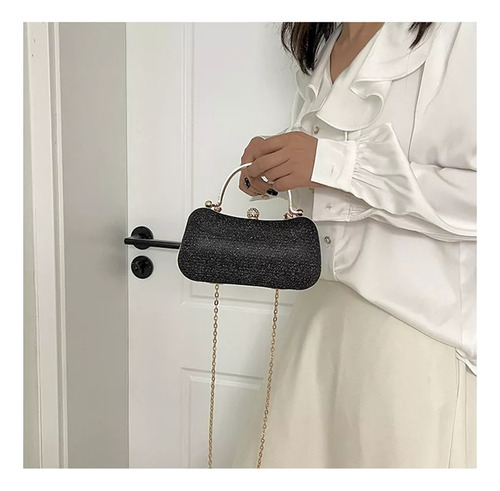 Elegante Bolso De Fiesta Y Cena Con Cadena