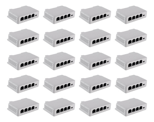 Extensor Poe Pasivo En Cascada De 1 A 3 Puertos Ieee802.3af