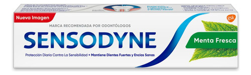 Sensodyne pasta de dientes menta fresca protección diária para dientes sensibles 113g