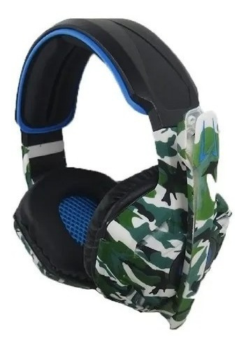 Auriculares Gamer Kanji Z14 Camuflado Gaming Z Con Microfono