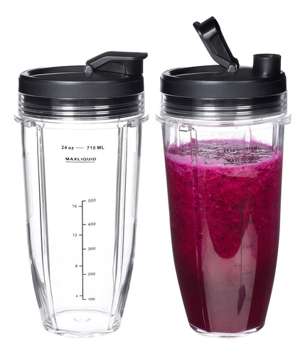 Replacement 24oz Blender Cup For Ninja Bn751 Bn801 Bn800 Bl4