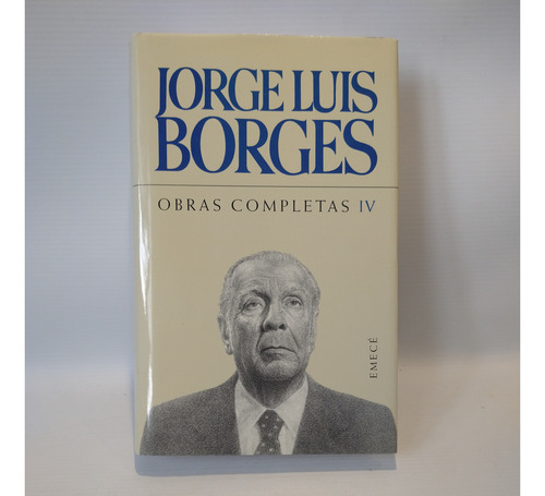 Obras Completas Iv Jorge Luis Borges Emecé