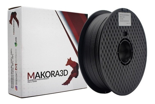 Imagen 4 de 8 de Filamento Pla+ Makora3d - Rollo 1kg 1.75mm 3d Print Colores