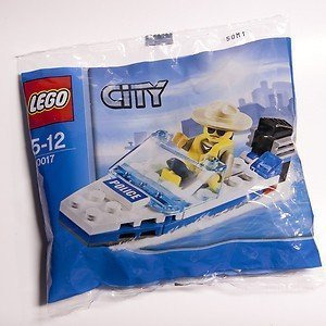 Set De Minifiguras De Lego City #30017 Police Boat En Bolsa