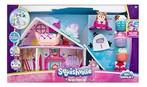 Squishville By Original Squishmallows Ski Chalet - Incluye C