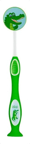 Escova De Dentes Infantil  ( 3 - 6 Anos) - Chicco Cor Verde