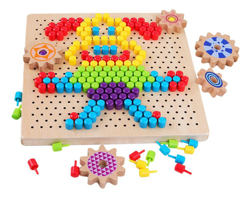 Bake Hongo De Madera Diy Aprendizaje Temprano 3d For Niños Y