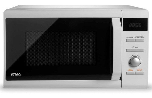 Horno Microondas Atma 20lts Md1720n Blanco 700w Digital