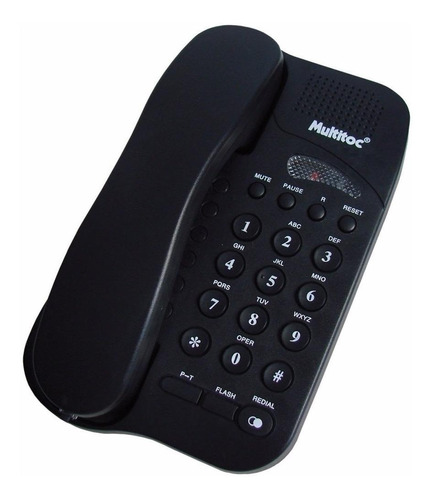 Telefone Multitoc Studio fixo - cor preto