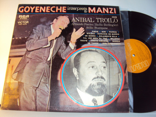 Vinilo Lp 146 Goyeneche Interpreta A Manzi Con Troilo