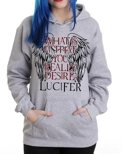 Blusa De Moletom Lucifer - Camisolas e moletons com o Melhores Preços no Mercado Livre Brasil