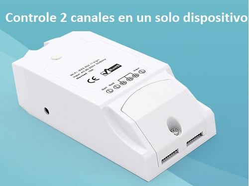 Relé Dos Canales Y Timer Control Por Internet Desde Celular