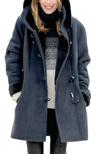 Abrigo Polar Con Capucha Para Mujer Warming Jacket Plus