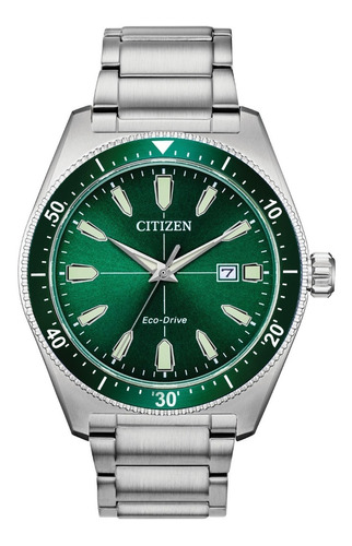 Citizen Brycen Ecodrive Green Dial Aw1598-70x  .... Dcmstore