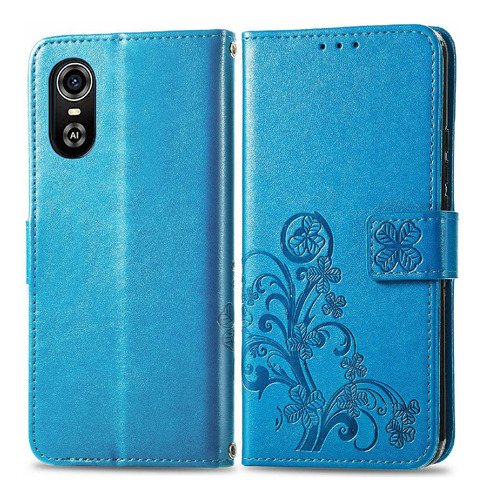Funda For Zte Blade A31 Plus Funda De Cuero Flip Cover
