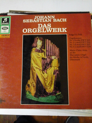 Vinilo 4132 - Johann Sebastian Bach - Das Orgelwerk 