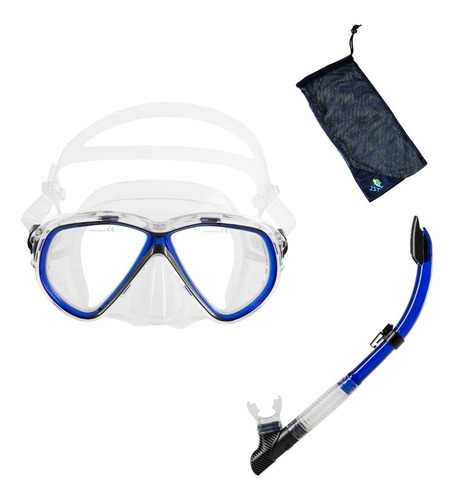 Set Pro Para Snorkeling Ist - Cs01 Visor - Snorkel Y Buceo