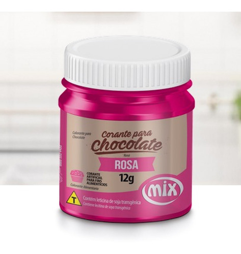 Colorante Para Chocolate Mix 12 Gr. Color Rosado Repostería