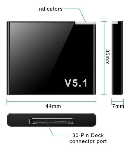 Receptor De Audio Bluetooth 5.1 De 30 Pines Adaptador De
