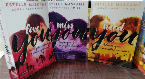 Libros Trilogia Love You Miss You Need You Mercado Libre