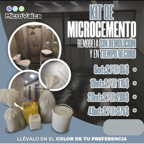 Kit De Microcemento 6mts2