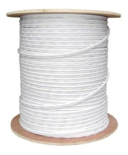 Cable Coaxial Combinado Blanco Del Cctv Siames De Rg59 De C