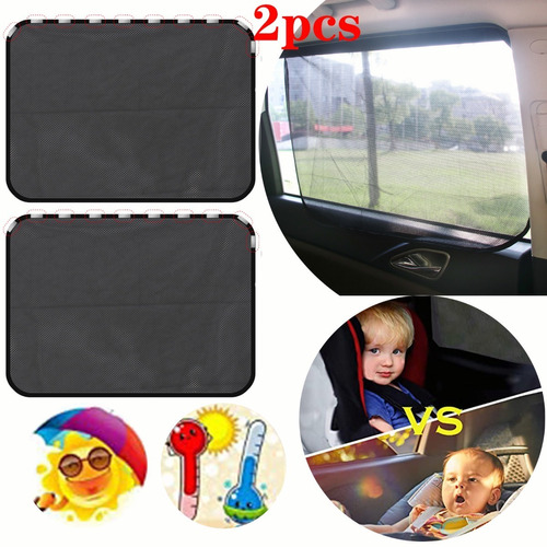 2pk Para Parasoles,cortinas Laterales Para Coches