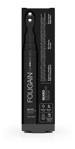 Imagen 3 de 6 de Men's Foligain Suero Crecimiento Barba 7% Myoxil