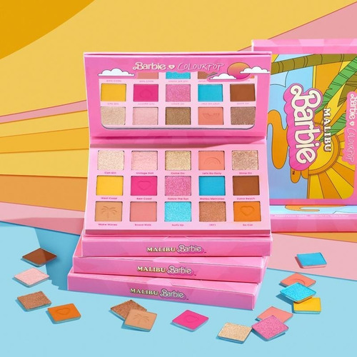 Colourpop - Malibu Barbie Palette - Paleta De Sombras Color De La Sombra Rosa