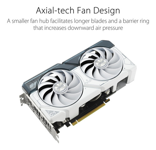 Tarjeta Gráfica Asus Dual Geforce Rtx 4060 Oc 8gb Gddr6 Blan