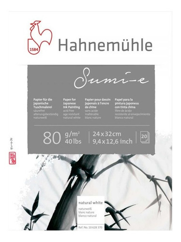 Hahnemühle Block Sumi-e 24x32 80g 20h