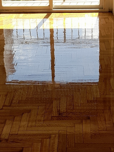 Imagen 2 de 5 de Pulido Plastificado Hidrolaqueado Parquet Pinotea Madera